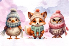 Boho Baby Animals Sublimation Clipart Bundle, Boho Baby PNG Product Image 6