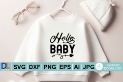 Baby Design SVG, Cool Baby Svg, Newborn Svg Design Product Image 1