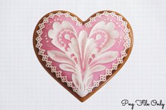 Pink Christmas Gingerbread sublimation Clipart PNG Product Image 1