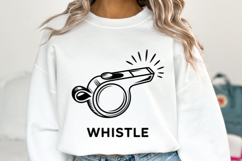Whistle Svg | Game Day Svg | Sport Svg | Shirt Svg Product Image 5