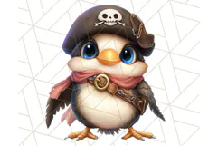 Cartoon Pirate Kids and Animals PNG Clipart for Fun Designs Product Image 5