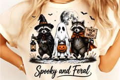 Raccoon Ghost PNG, Trending Halloween PNG, Halloween Dog PNG Product Image 7