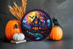 Stained Glass Sublimation Designs | Wind Spinner PNG Product Image 5