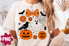 Funny Trick or Treat Ghost | Halloween Png Product Image 1