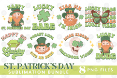 Happy St Patrick&#039;s Day PNG DTF Irish Lucky Beer Bundle Set Product Image 1