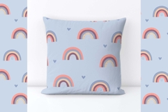 Pastel Rainbow Nursery Pattern Product Image 5