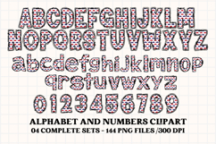 Father’s Day Alphabet clipart, father’s day letters doodle Product Image 5