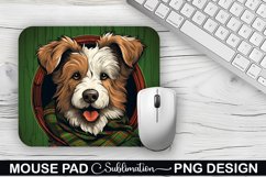 St. Patrick&#039;s Day DOG Sublimation Mouse Pad Design Product Image 1