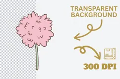 Pink Coquette Clipart PNG SVG, Floral Bows Hearts Sparkles Product Image 5