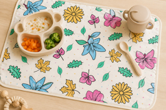 Cute Flowers Seamless Pattern PNG Product Image 5