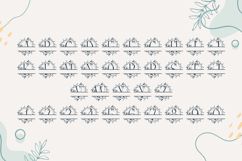 Rosalyn Circle Split Monogram - Floral Serif Split Monogram Product Image 4