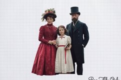 Victorian Christmas Sublimation Clipart PNG Product Image 1