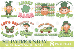 Happy St Patrick&#039;s Day PNG DTF Irish Lucky Beer Bundle Set Product Image 1