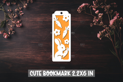 Bunny Bookmarks Paper cut SVG Laser cut,Cricut,Silhouette Product Image 1