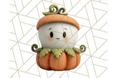 Cute Halloween Ghost Clipart Costume PNG, Halloween Png Product Image 5