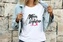 Cancer ribbon svg, Angel svg, Peace love cure svg Product Image 4