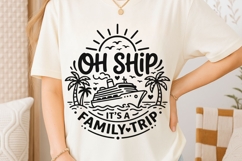 Oh Ship It's A Family Trip Svg, Family Cruise Svg. Product Image 6