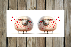 Valentine sheep | 4 mug sublimation designs PLUS Product Image 5