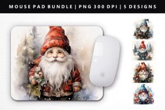 Gnome Mouse Pad Design | Mouse Pad Sublimation PNG Product Image 1