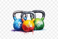 Gym Equipment Sublimation Clipart Product Image 3