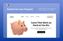 FinTech 3D Finance Icon Pack Product Image 5
