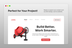 Industrial Machinery 3D Icon Pack Product Image 5