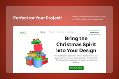 Christmas Decoration 3D Icon Pack Product Image 5