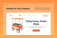 Asian Street Food 3D Icon Pack Product Image 5