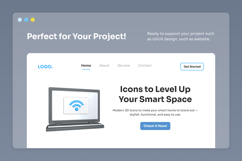 Modern Smart Home 3D Icons Product Image 4
