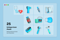 Medical Device &amp; Tools 3D Icon Pack Product Image 5