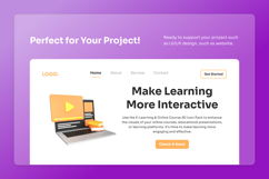 E-Learning and Online Course 3D Icon Pack Product Image 5