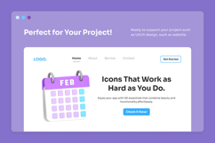 Essential 3D Icons for Mobile UI Design Product Image 5