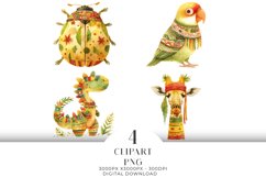 Jamaican Clipart Watercolor PNG Product Image 1