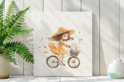 Joyful Young Girl Sublimation Clipart Product Image 2