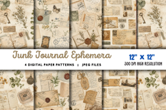 Junk Journal Ephemera Kit JPG Product Image 1