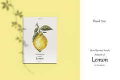 Acrylic Lemon Pattern, Frames, Elements Product Image 7