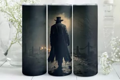 Creepy Halloween Tumbler Wrap PNG | Halloween Tumbler Product Image 5