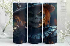 Creepy Halloween Tumbler Wrap PNG | Halloween Tumbler Wrap Product Image 5