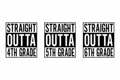 Straight Outta SVG Files| Pre-k Preschool Kindergarten Product Image 6