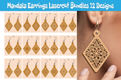 Mandala Earring Lasercut BUNDLES Product Image 1