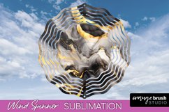 Marble Wind Spinner - Marble Texture Spinner Sublimation Product Image 1