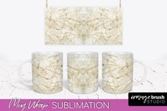Marble Mug Wrap - 3D Marble Texture Mug Sublimation Design Product Image 1