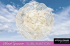 Marble Wind Spinner - Marble Texture Spinner Sublimation Product Image 1