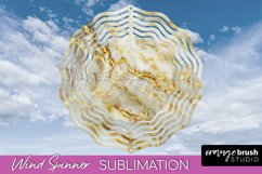 Marble Wind Spinner - Marble Texture Spinner Sublimation Product Image 1
