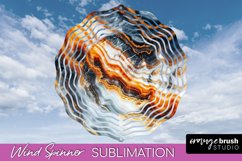 Marble Wind Spinner - Marble Texture Spinner Sublimation Product Image 1