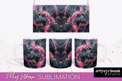 Marble Mug Wrap - 3D Marble Texture Mug Sublimation Design Product Image 1