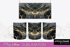 Marble Mug Wrap - 3D Marble Texture Mug Sublimation Design Product Image 1