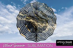 Marble Wind Spinner - Marble Texture Spinner Sublimation Product Image 1