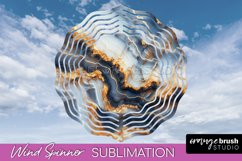 Marble Wind Spinner - Marble Texture Spinner Sublimation Product Image 1