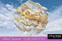 Marble Wind Spinner - Marble Texture Spinner Sublimation Product Image 1